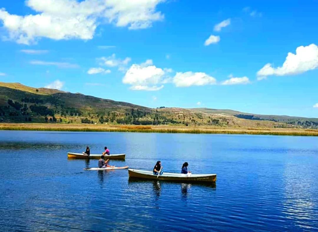 Uros Kay Pacha Lodge Пуно Экстерьер фото