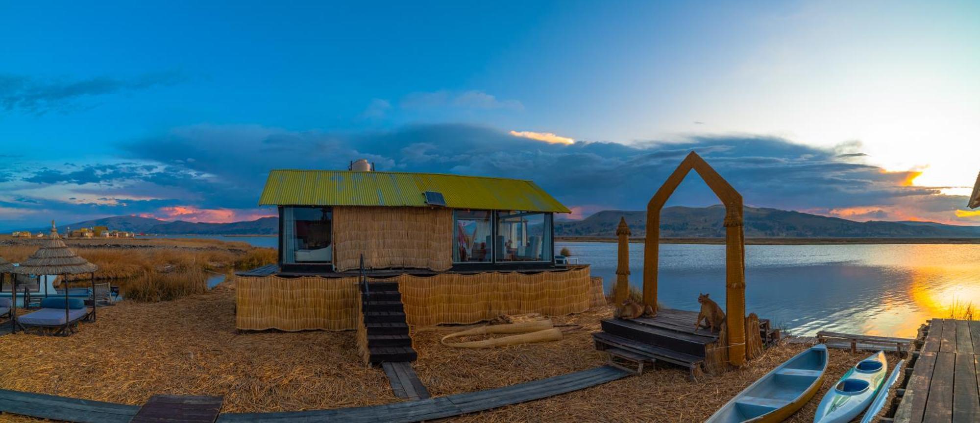 Uros Kay Pacha Lodge Пуно Экстерьер фото